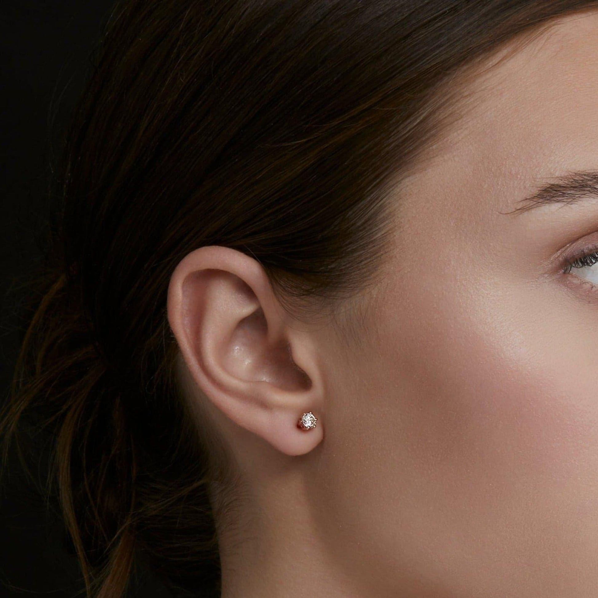 Timeless Diamond Earrings 0.50tcw in White Gold (4 claw) - Rosendorff Diamond Jewellers