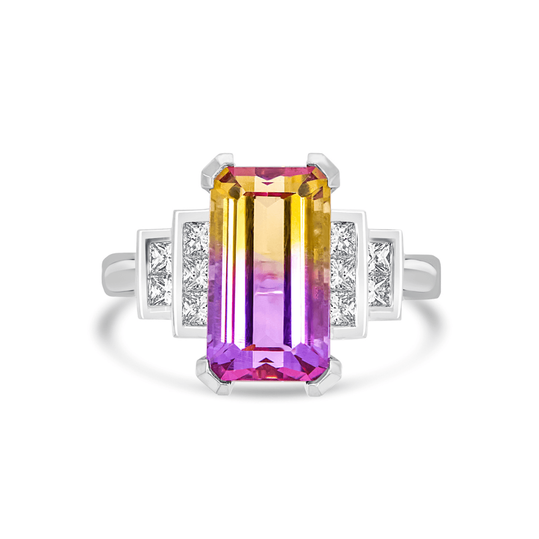 Ametrine and Diamond Ring - Rosendorff Diamond Jewellers