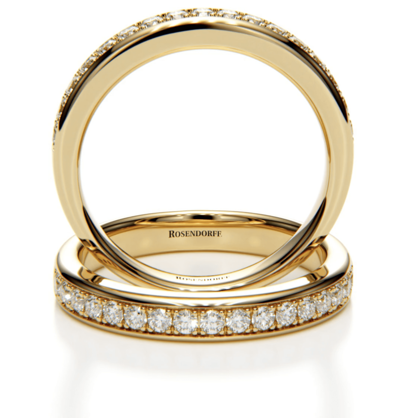 Core Pavé 17 Stone Diamond Bands