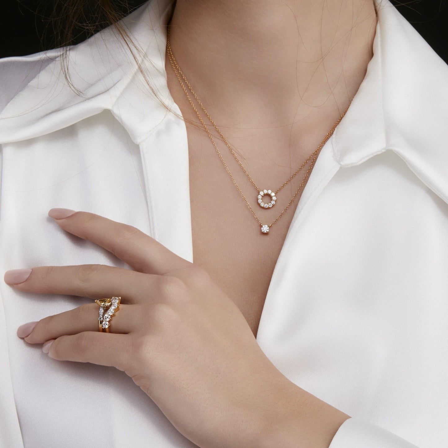 0.30ct Diamond 4 Claw Pendant