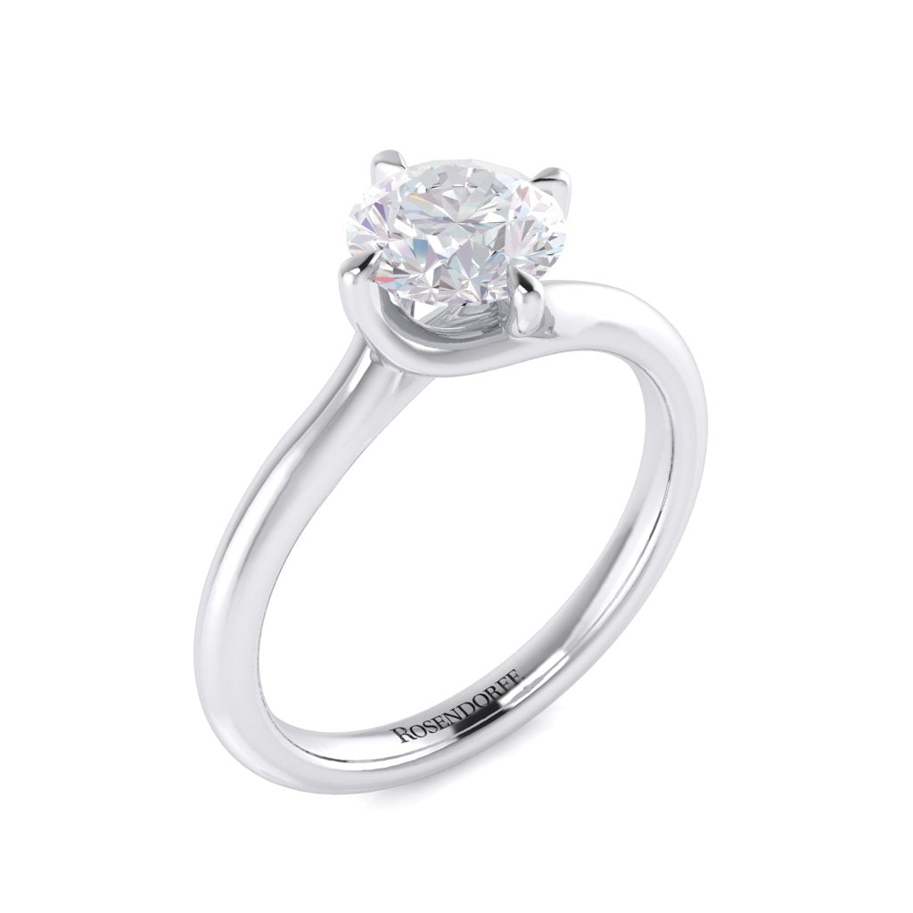 Diana Brilliant Cut Diamond Solitaire 4 Claw Ring