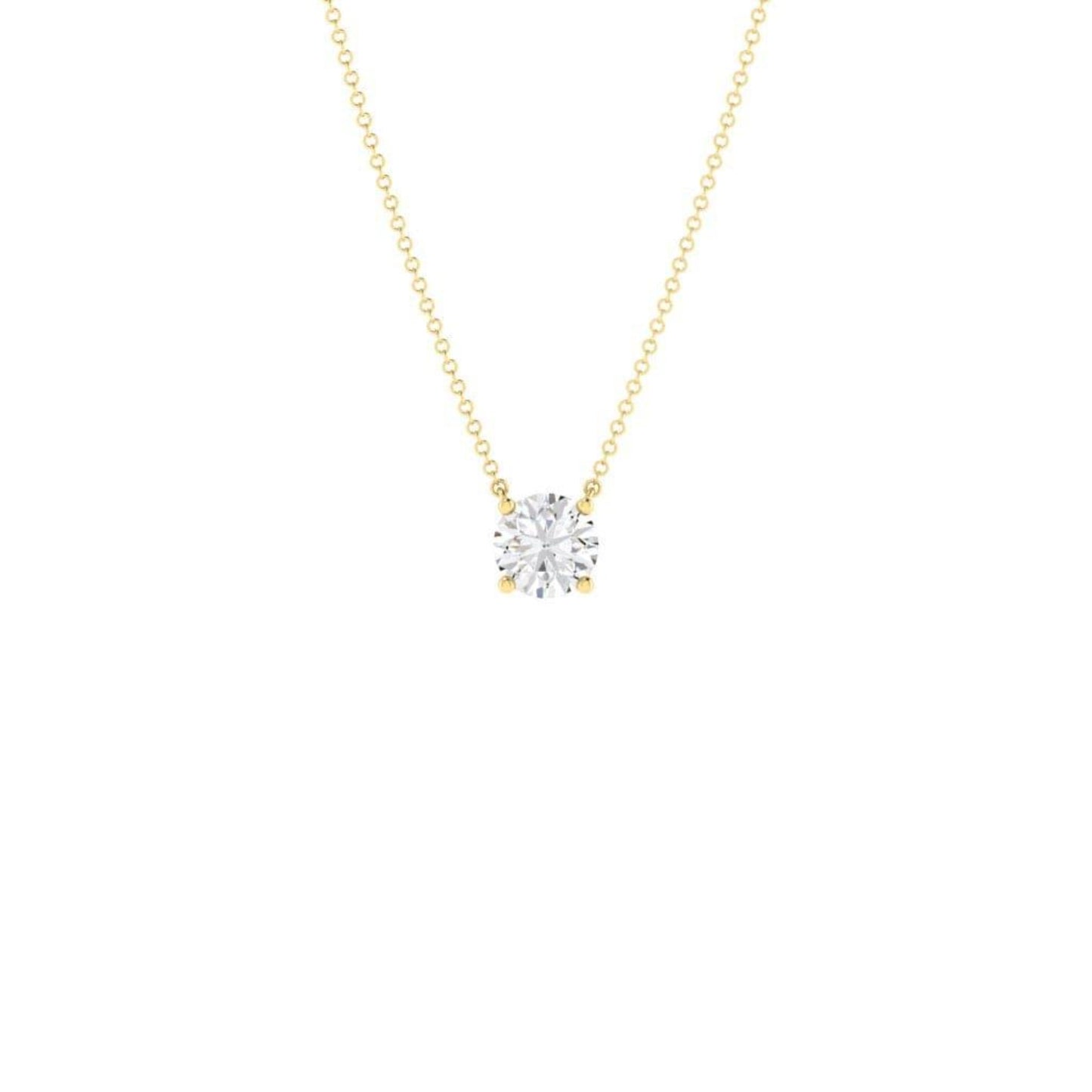 0.25ct Diamond 4 Claw Pendant