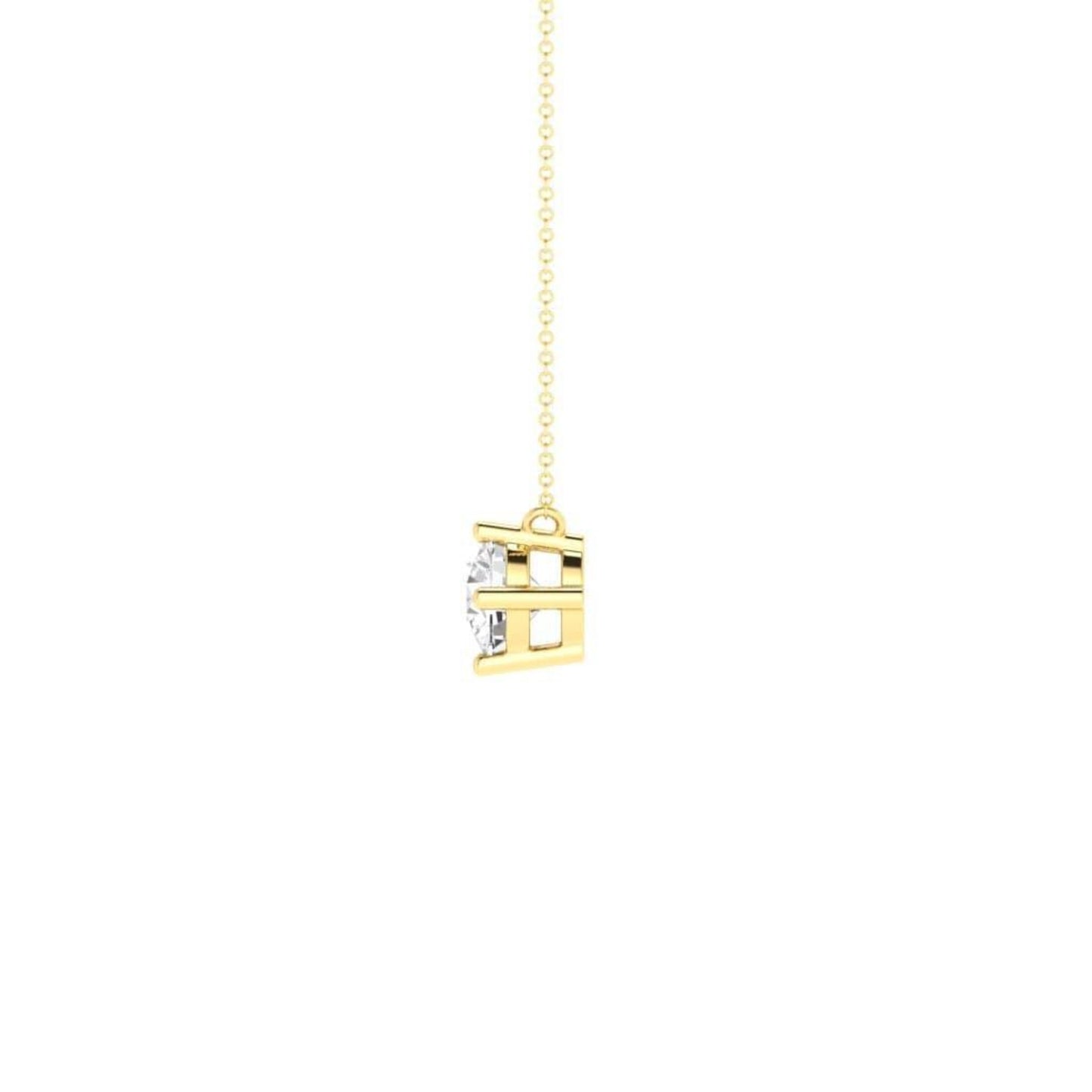 Solitaire Diamond 0.50ct 6 Claw Pendants