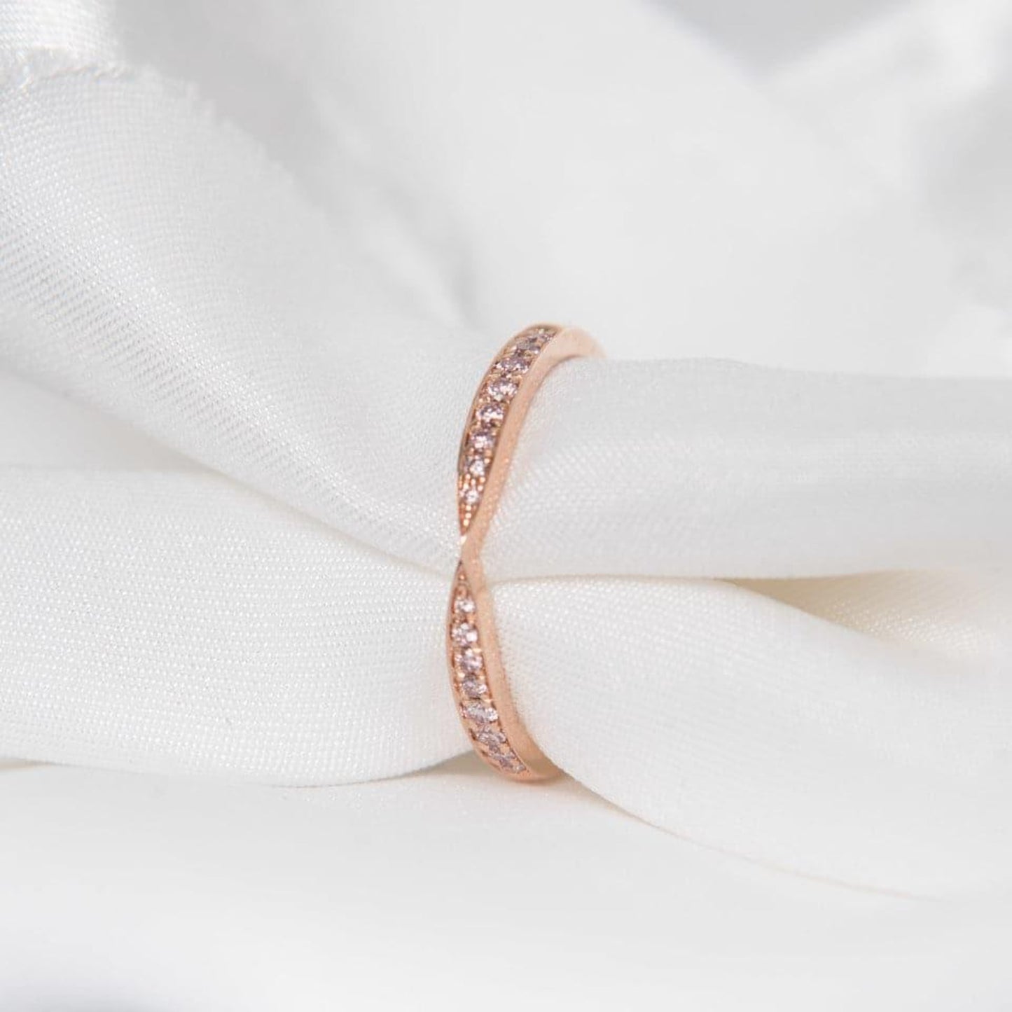 Eminence Pinks Bow Tie Ring - Rosendorff Diamond Jewellers