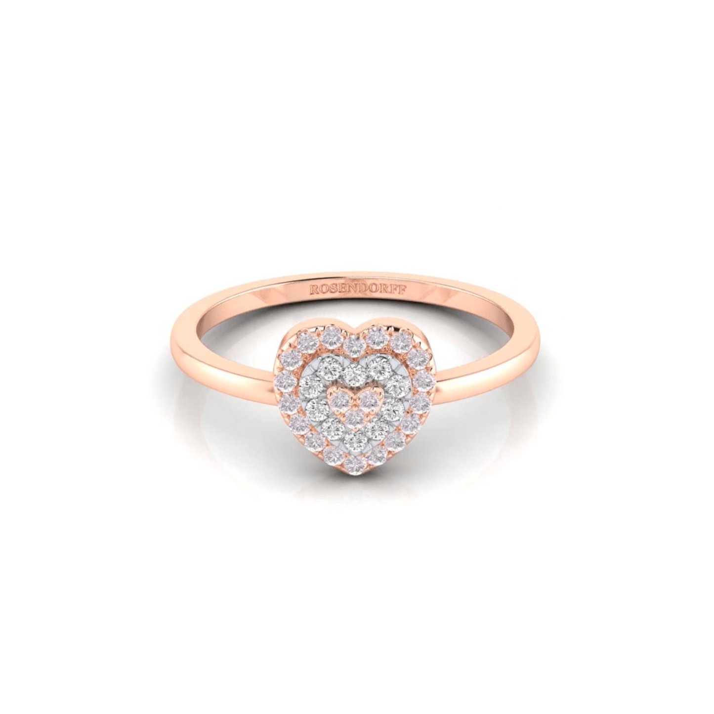 Eminence Pinks Diamond Heart Ring - Rosendorff Diamond Jewellers