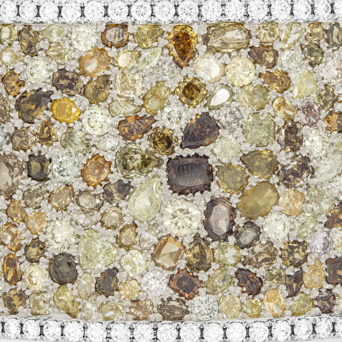 The Earth Colours Diamond Cuff - Rosendorff Diamond Jewellers