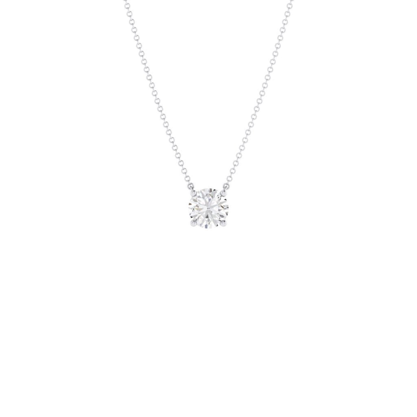 0.30ct Diamond 4 Claw Pendant