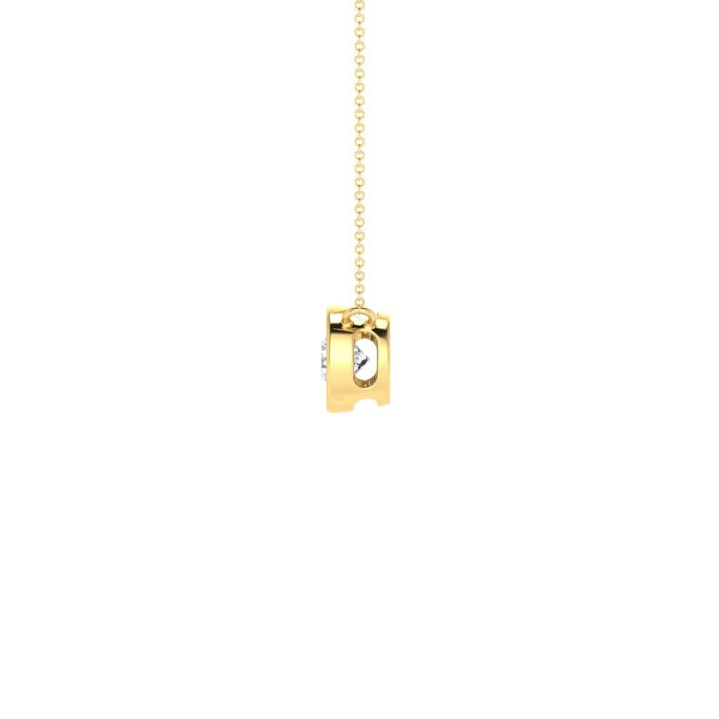 Bezel Set Diamond 0.25ct Pendant