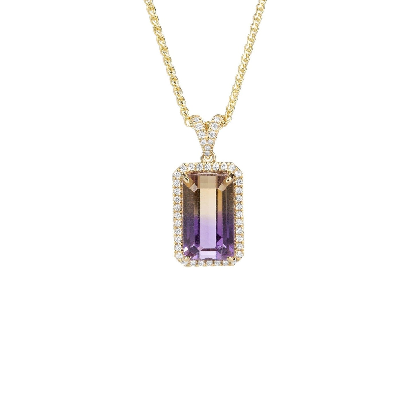 Ametrine and Diamond Pendant - Rosendorff Diamond Jewellers