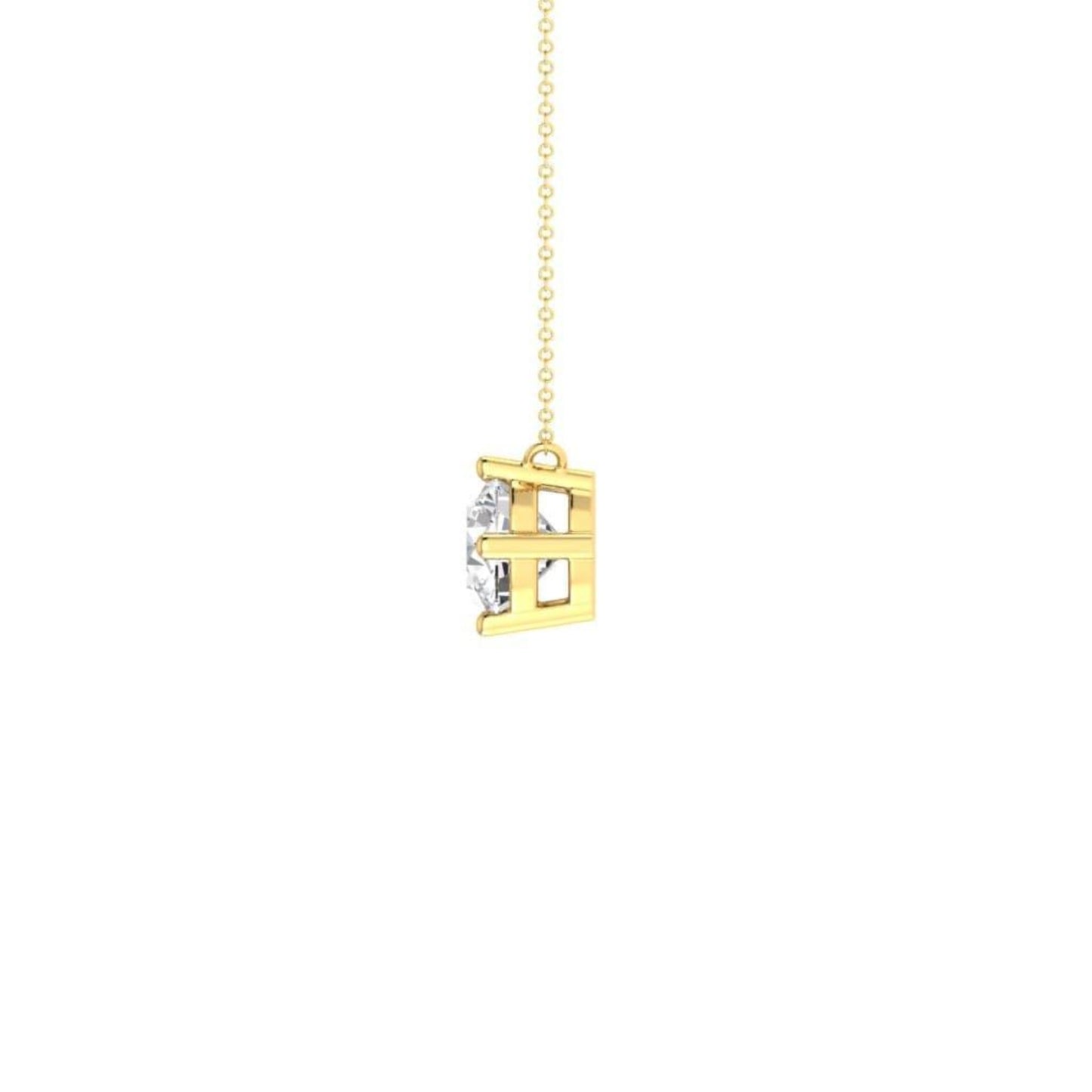 Solitaire Diamond 0.30ct 6 Claw Pendants