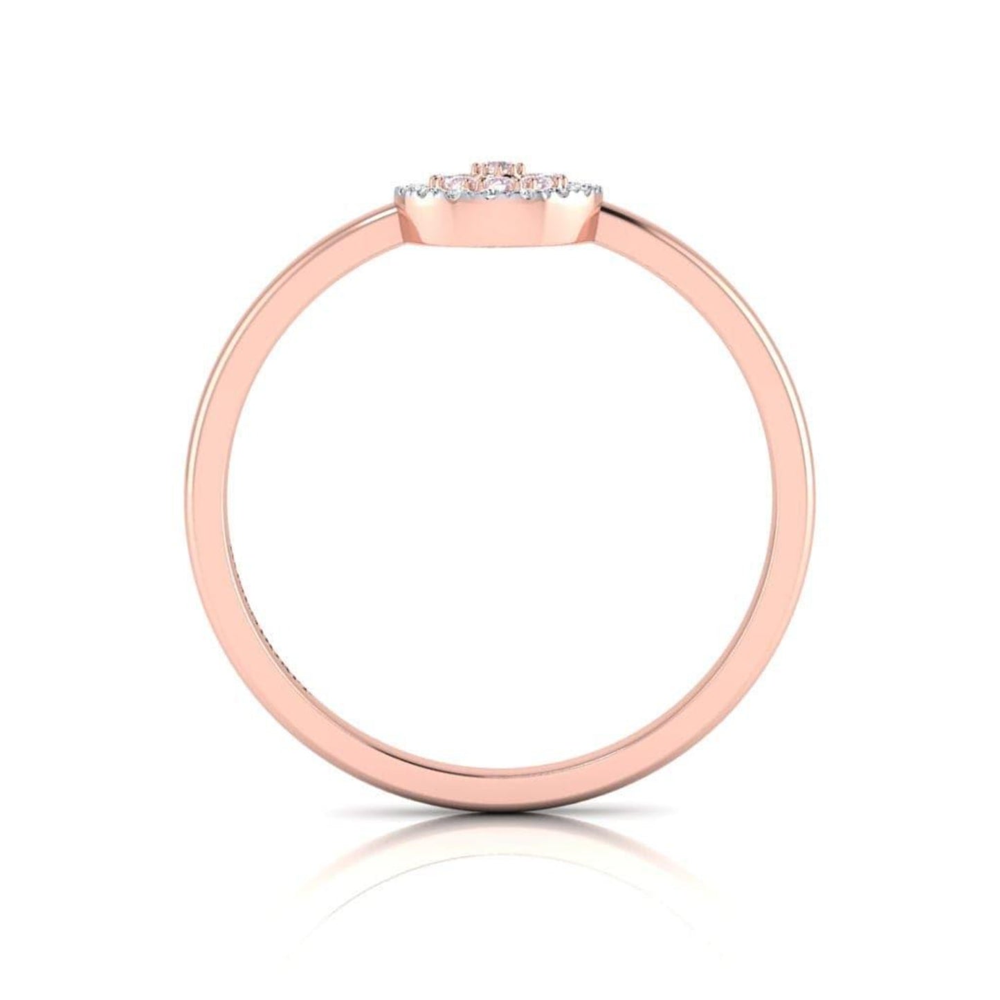 Eminence Pinks Diamond Disc Ring - Rosendorff Diamond Jewellers