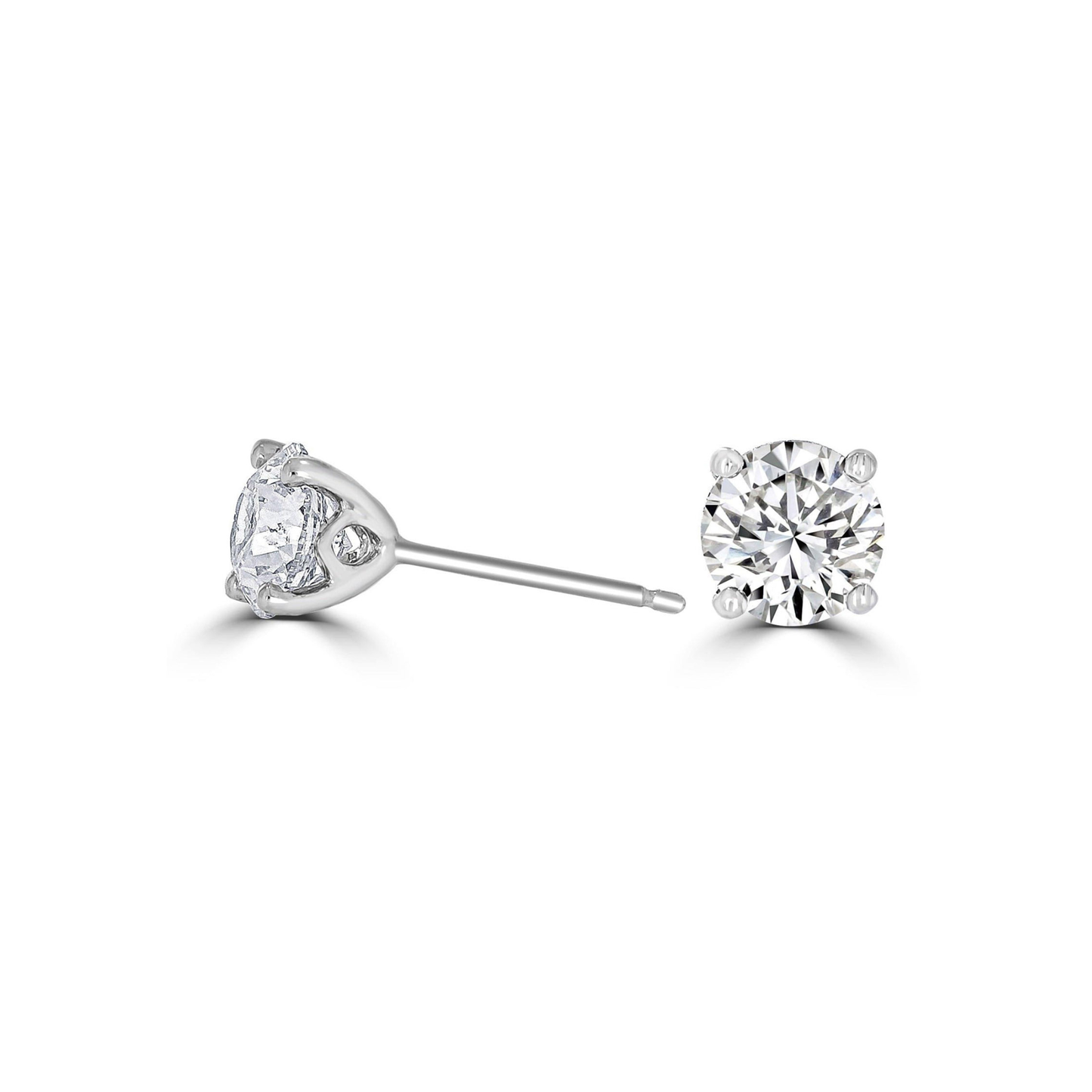 Timeless 0.35ct 4 Claw Earrings