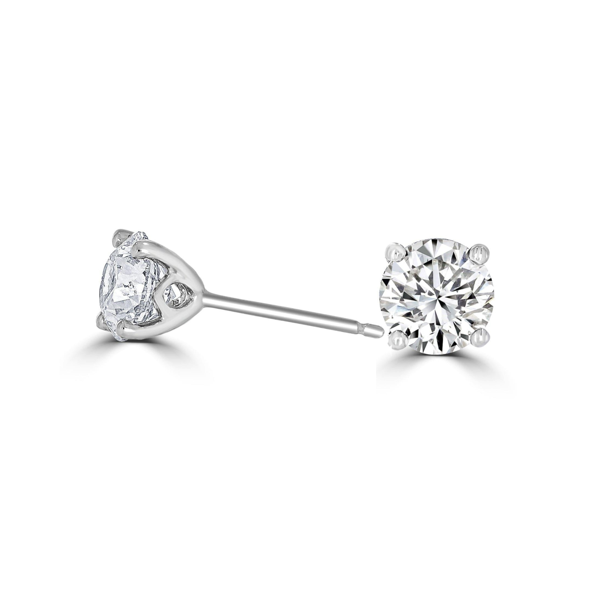 Timeless Diamond 0.40 tcw 4 Claw Earrings