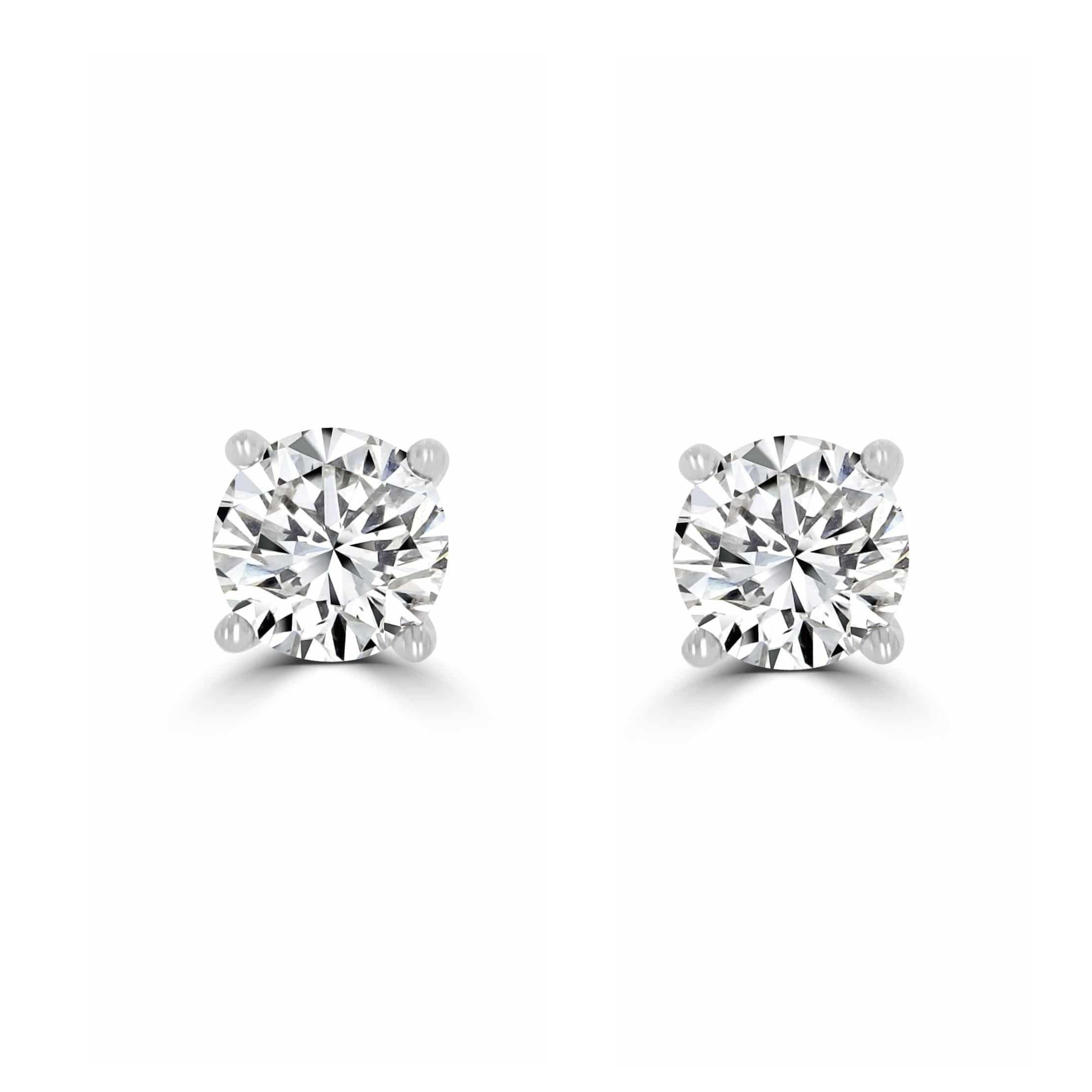 Timeless Diamond 0.50 tcw 4 Claw Earrings