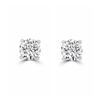 Timeless Diamond 0.50 tcw 4 Claw Earrings