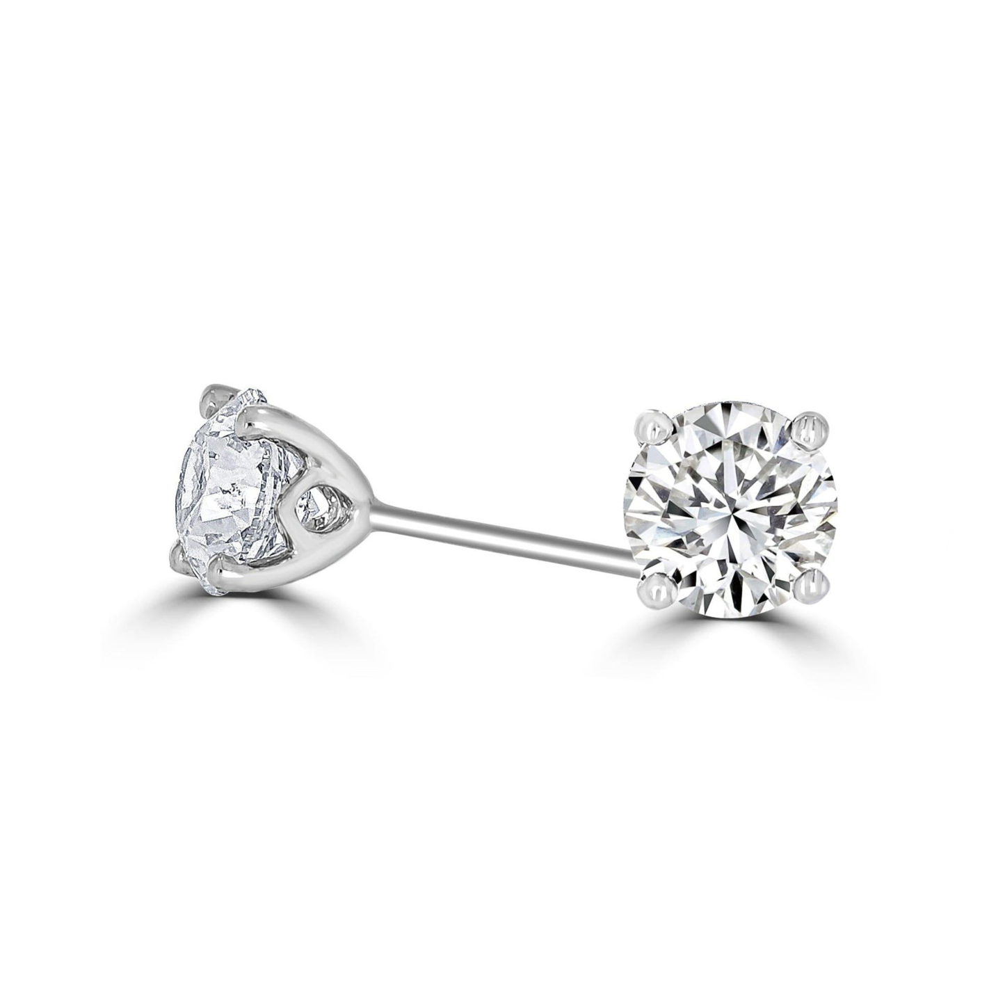 Timeless Diamond 0.50 tcw 4 Claw Earrings