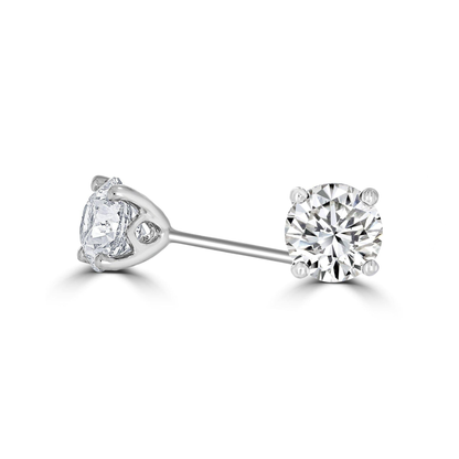 Timeless Diamond 0.50 tcw 4 Claw Earrings