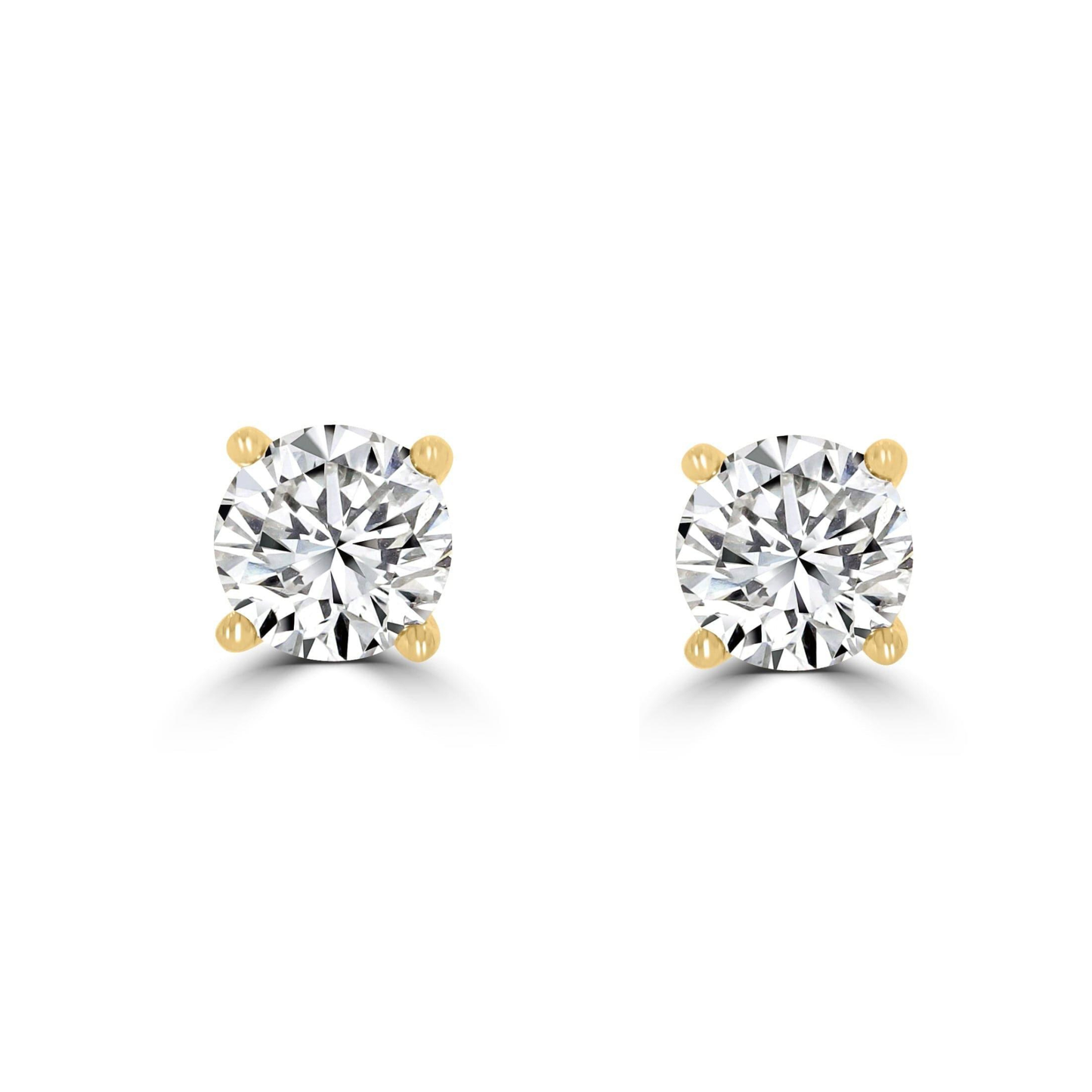Timeless Diamond 0.50 tcw 4 Claw Earrings