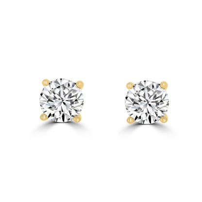 Timeless Diamond 0.50 tcw 4 Claw Earrings