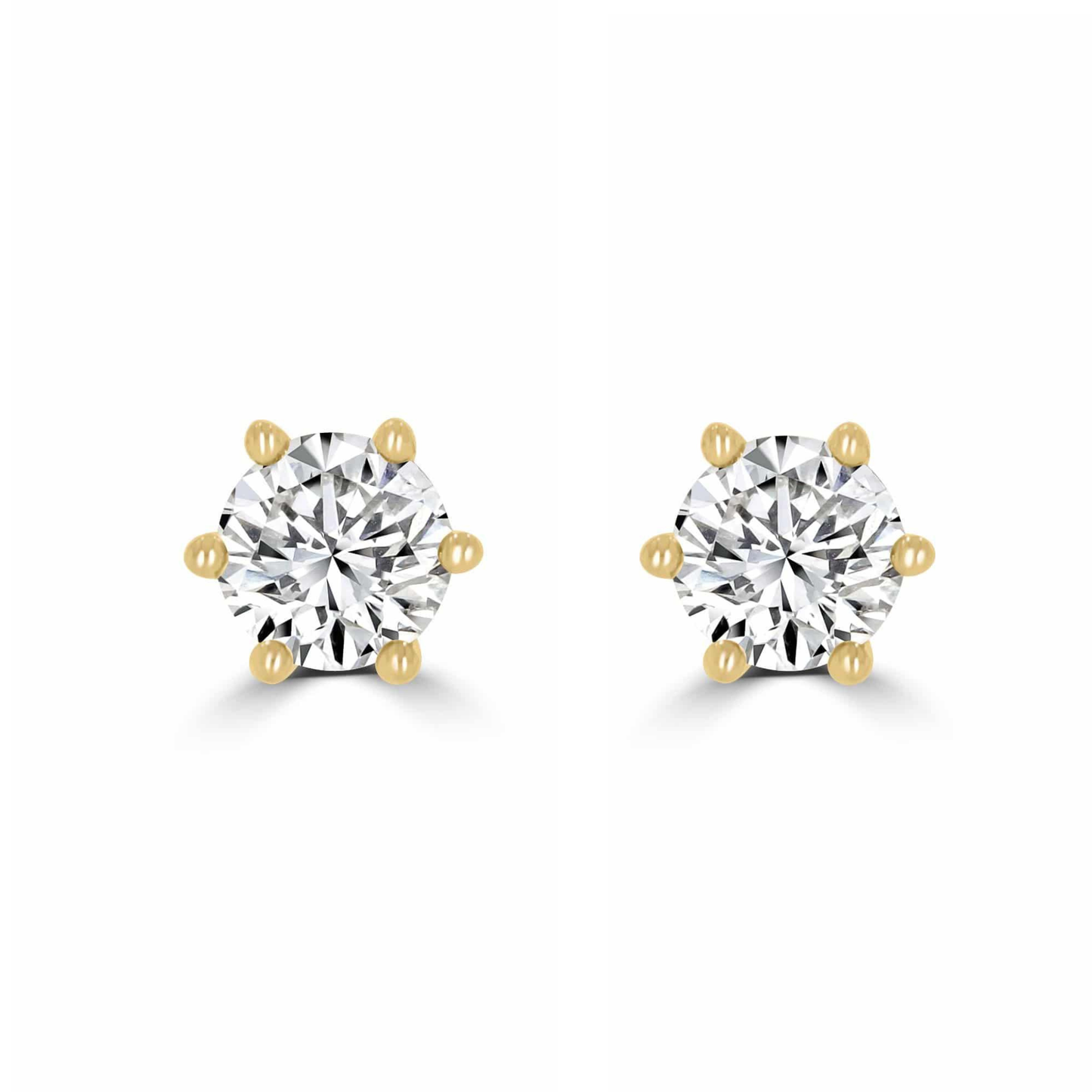 Timeless Diamond 0.50 tcw 6 Claw Earrings