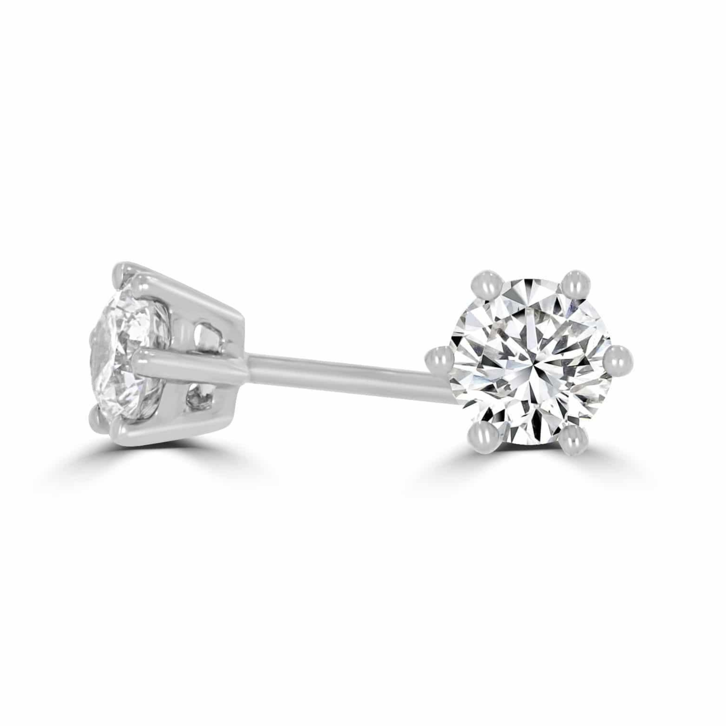Timeless Diamond 0.50 tcw 6 Claw Earrings