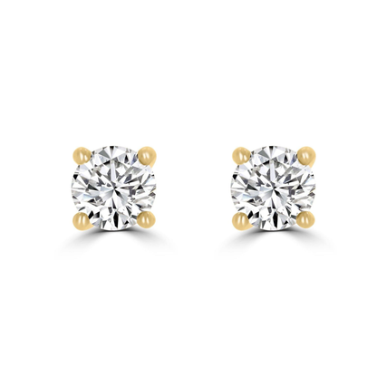 Timeless Diamond 0.60 tcw 4 Claw Earrings
