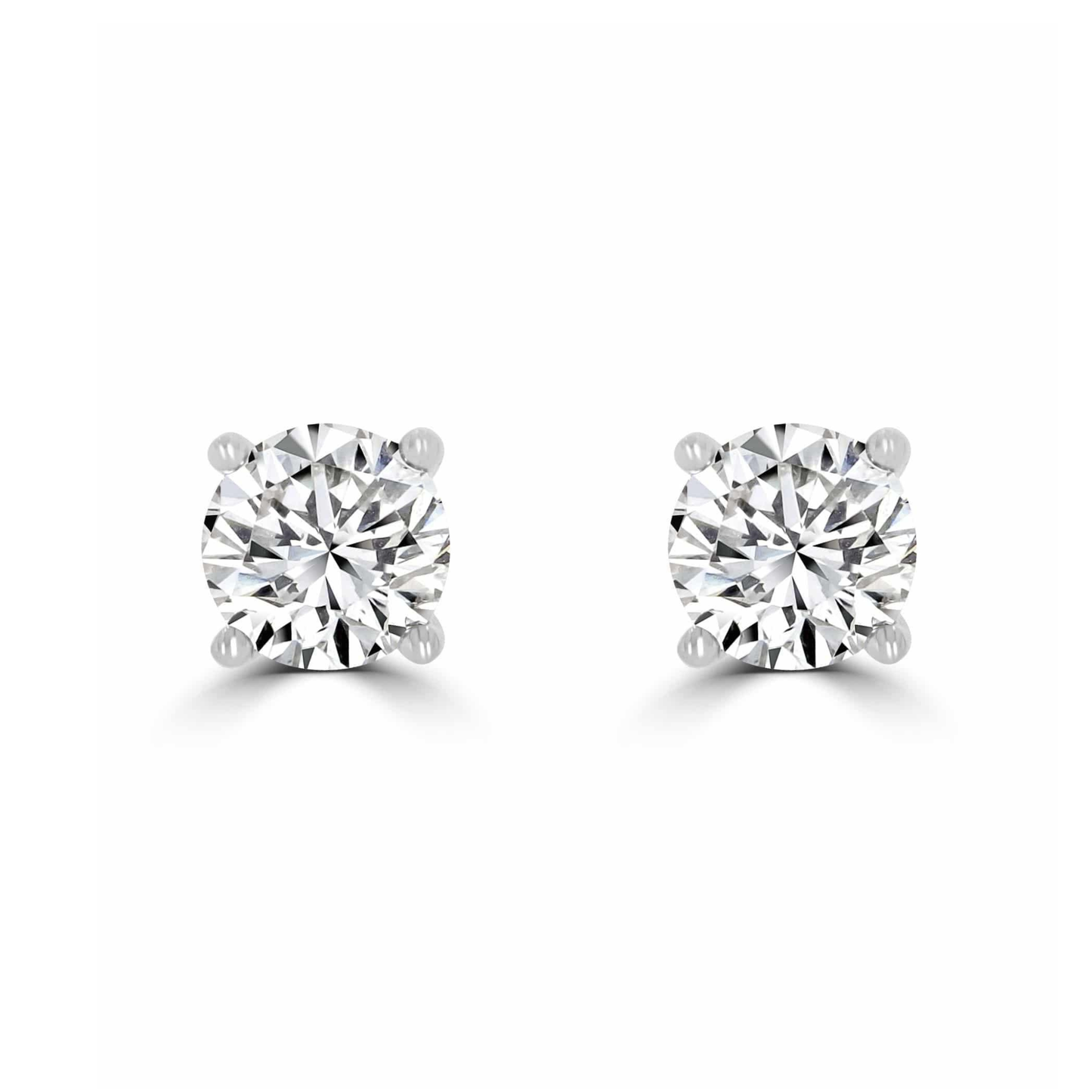 Timeless Diamond 0.60 tcw 4 Claw Earrings