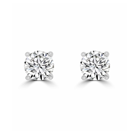 Timeless Diamond 0.60 tcw 4 Claw Earrings
