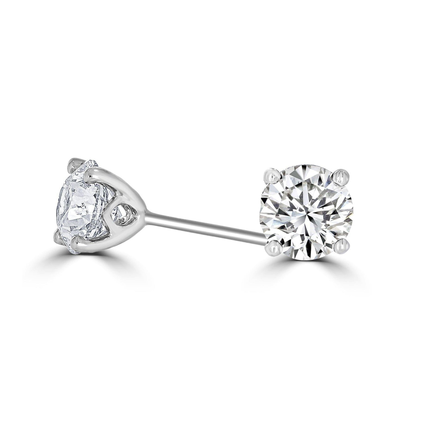 Timeless Diamond 0.60 tcw 4 Claw Earrings