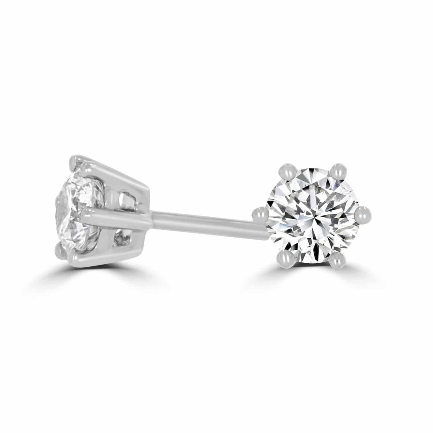 Timeless Diamond 0.60ct 6 Claw Earrings