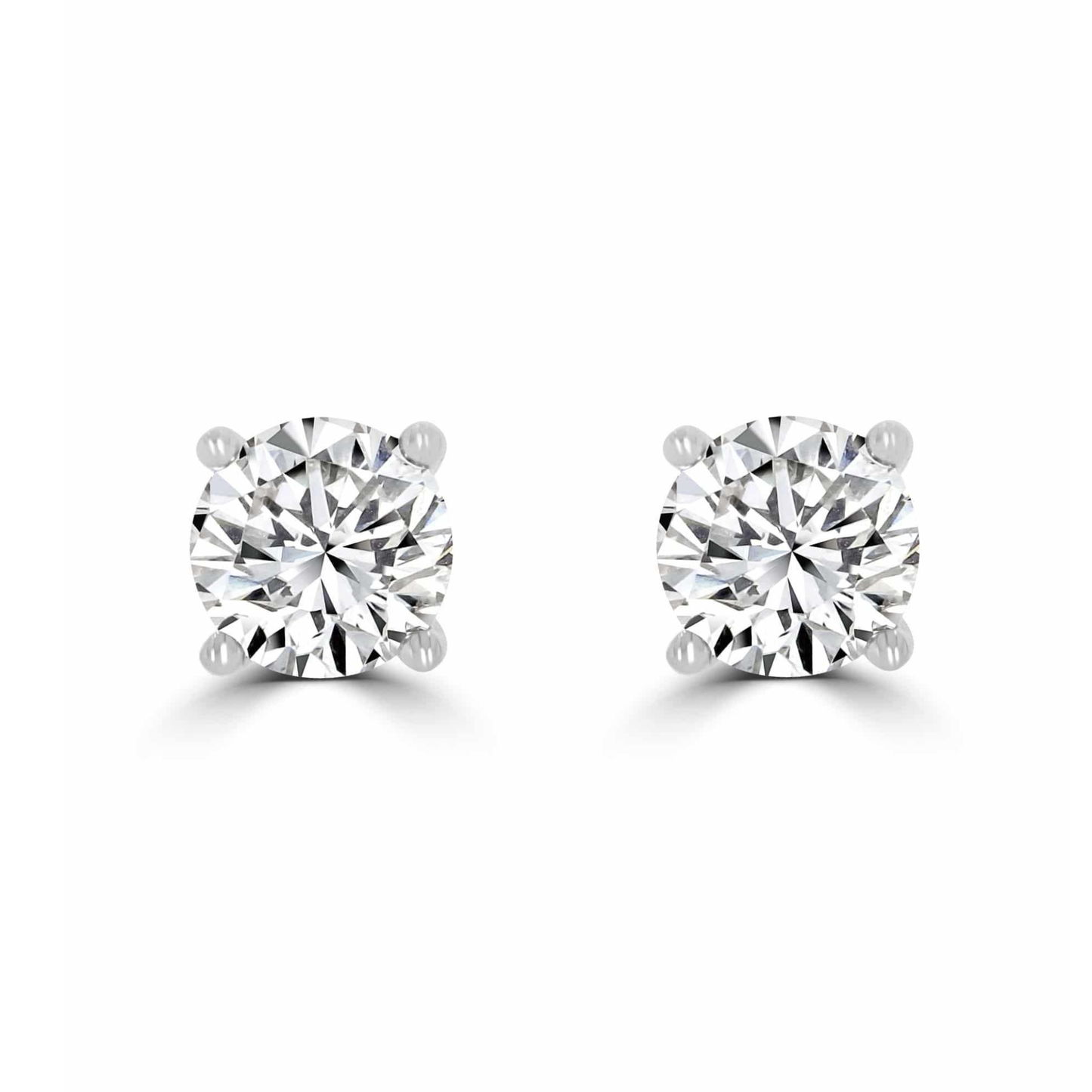 Timeless Diamond 0.80 tcw 4 Claw Earrings