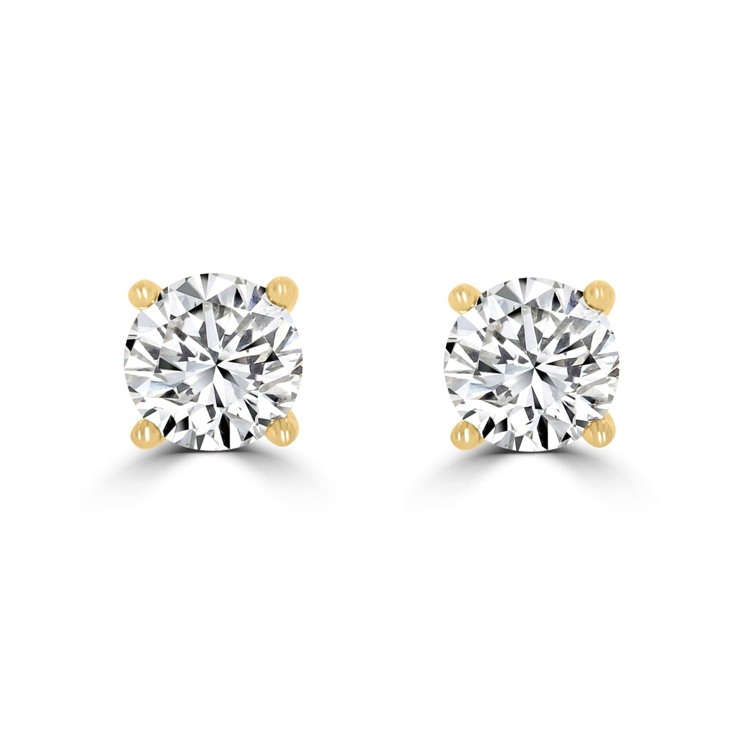 Timeless Diamond 0.80 tcw 4 Claw Earrings