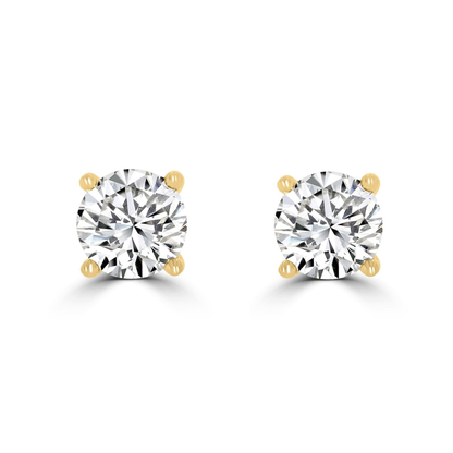 Timeless Diamond 0.80 tcw 4 Claw Earrings