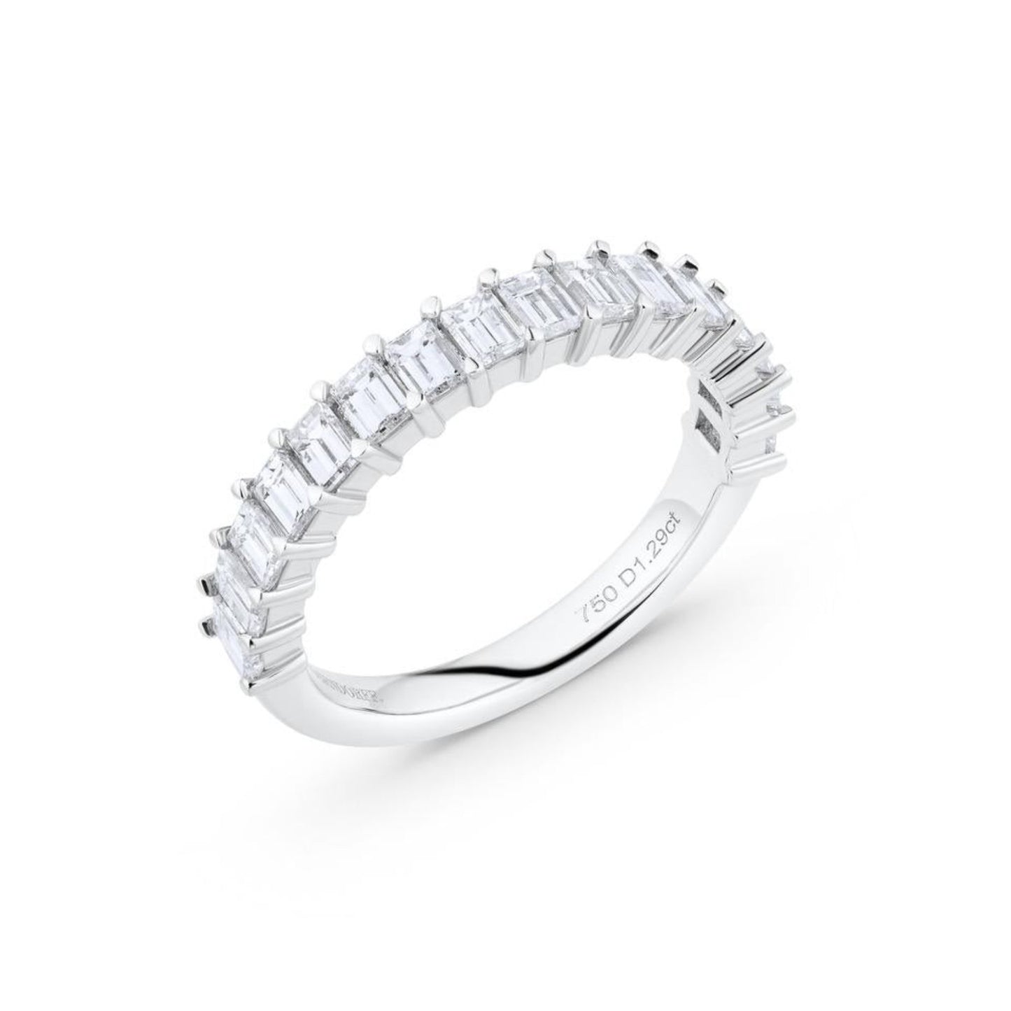 Emerald Cut Eternity Ring