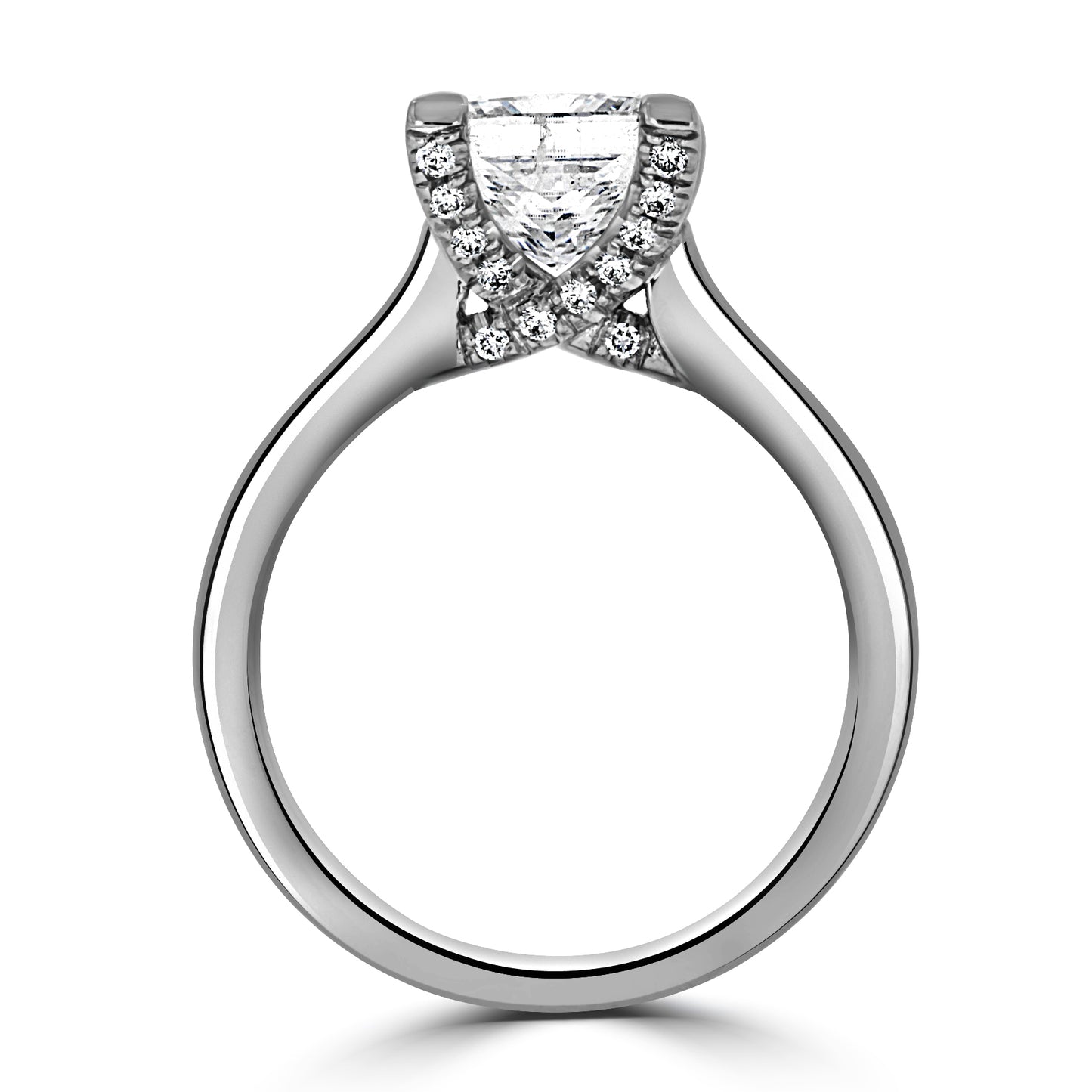 Madona Princess Cut Solitaire Ring