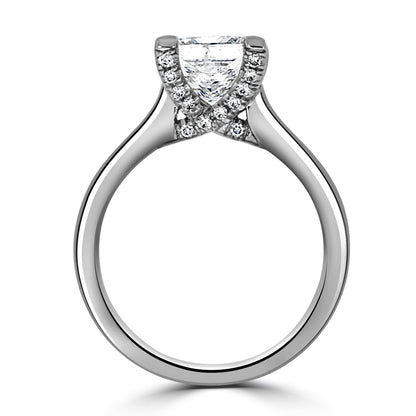 Madona Princess Cut Solitaire Ring