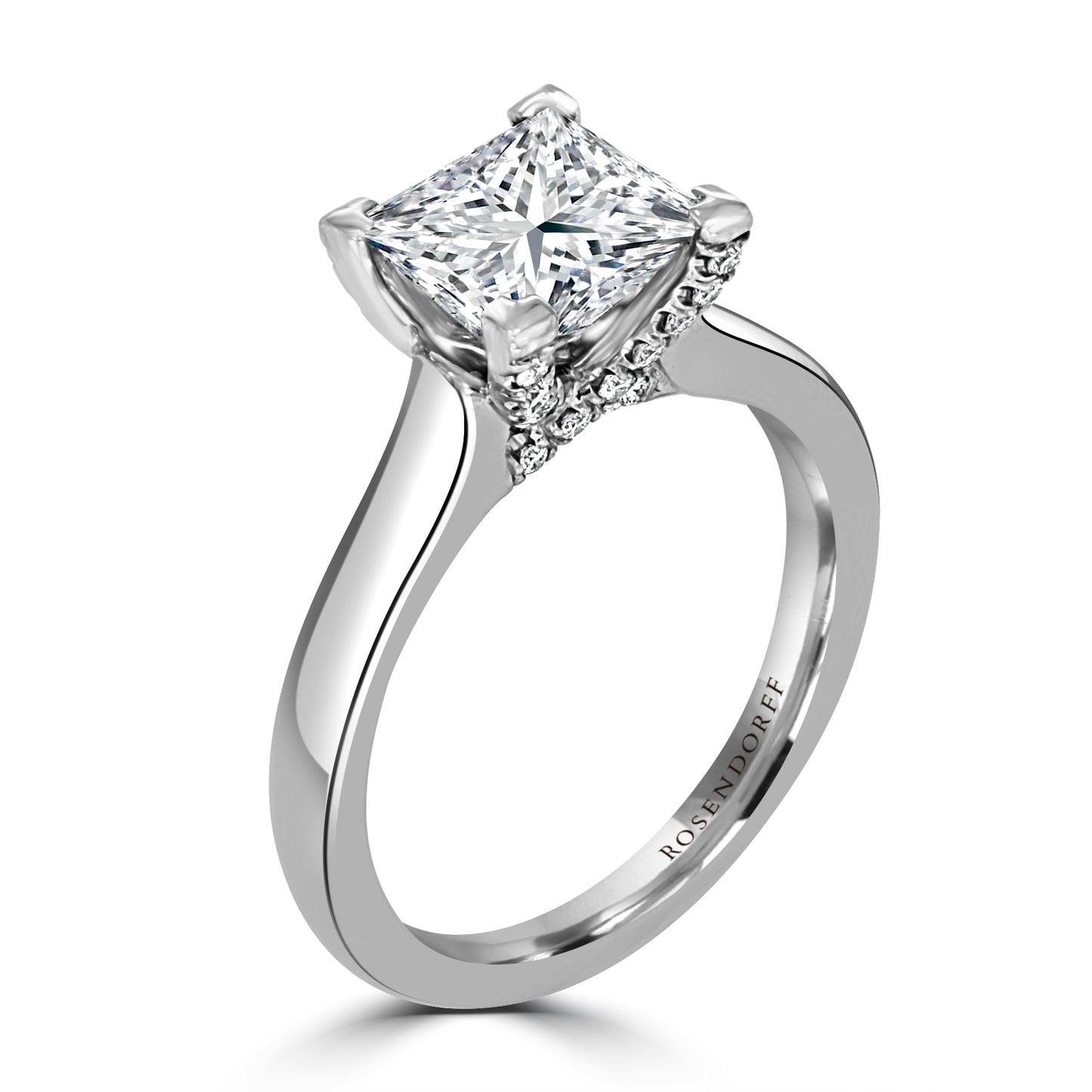 Madona Princess Cut Solitaire Ring