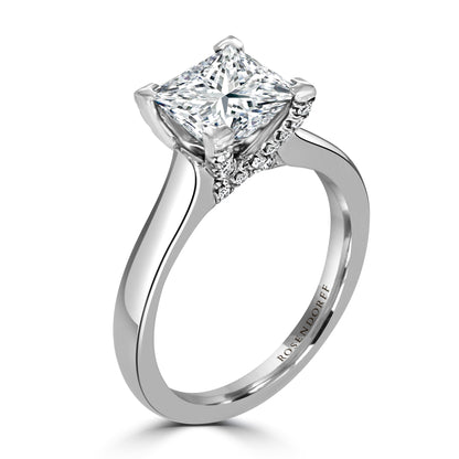 Madona Princess Cut Solitaire Ring