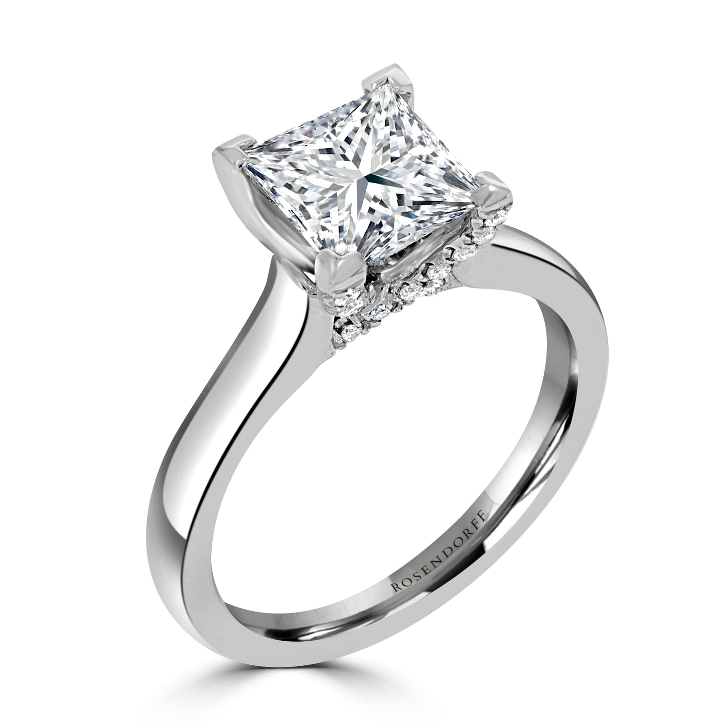 Madona Princess Cut Solitaire Ring