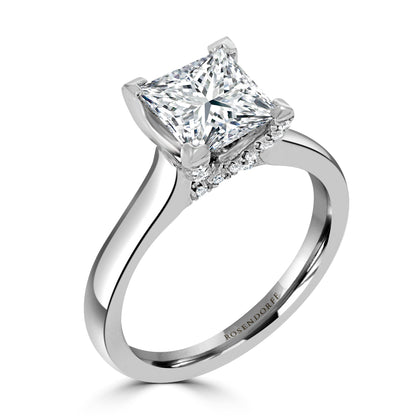 Madona Princess Cut Solitaire Ring