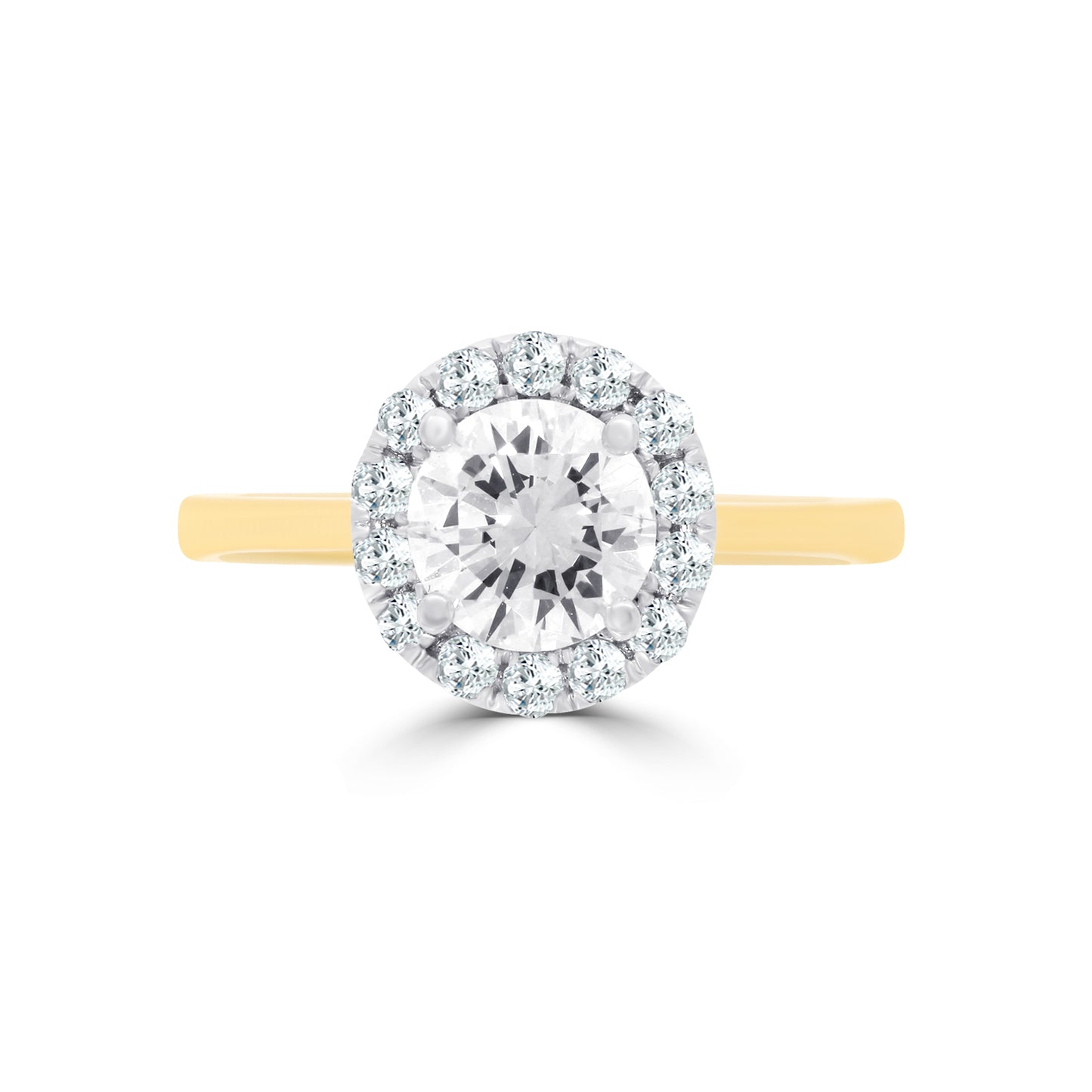 CJ Diamond Halo Ring