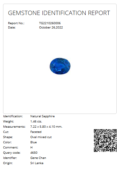 Sapphire & Diamond Toi et Moi Ring