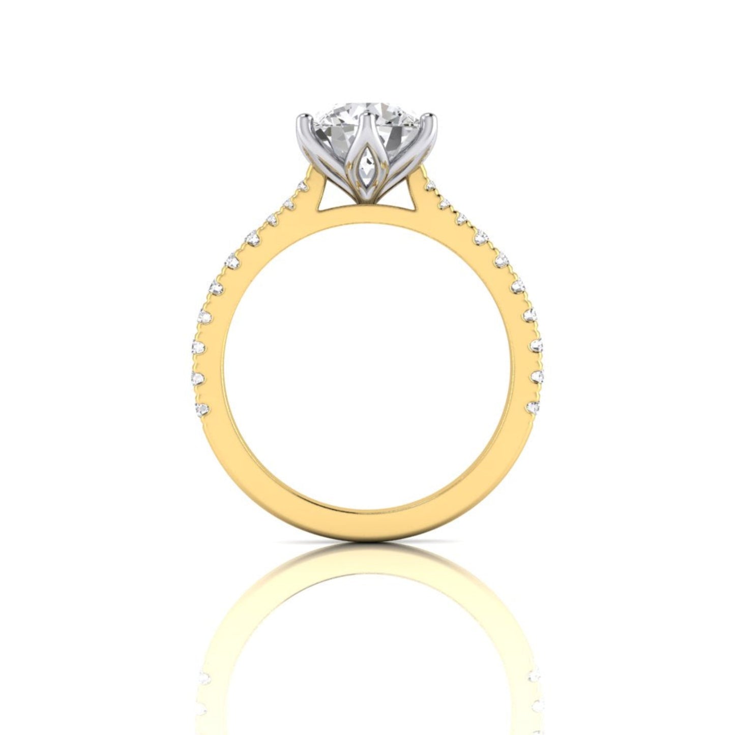 Jamie Brilliant Solitaire Diamond 6 Claw Ring