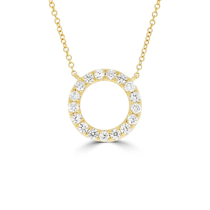 Circle of Life Large Diamond Pendant