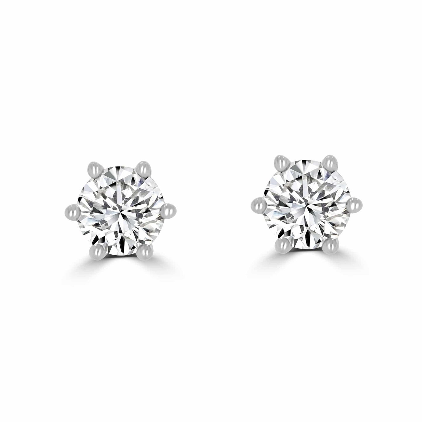 Timeless Diamond 0.80ct 6 Claw Earrings