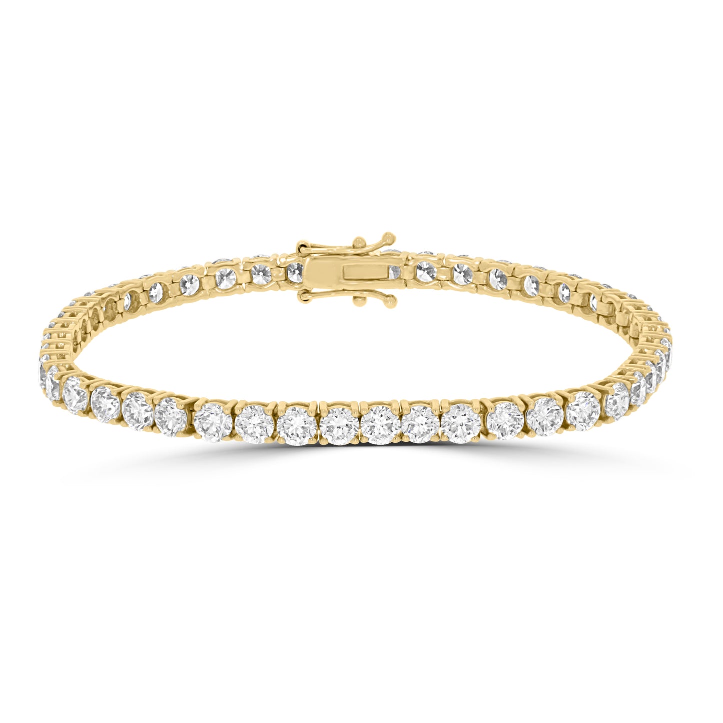 7ct Diamond Tennis Bracelet | 18ct Yellow Gold