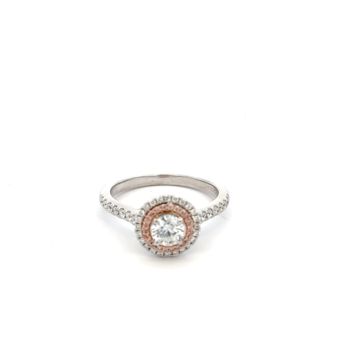 Ariel Diamond Double Halo Engagement Ring