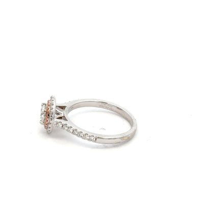 Ariel Diamond Double Halo Engagement Ring