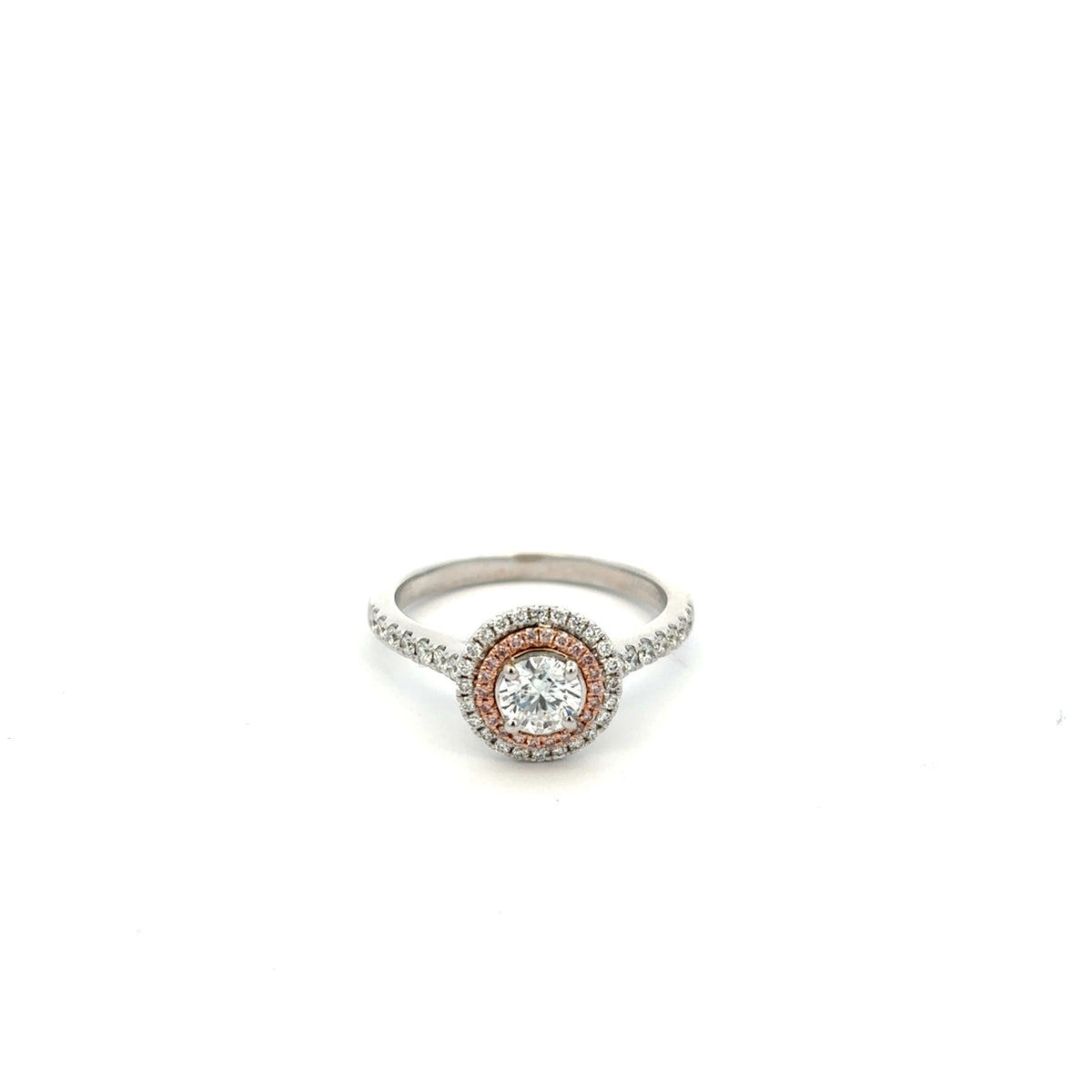 Ariel Diamond Double Halo Engagement Ring