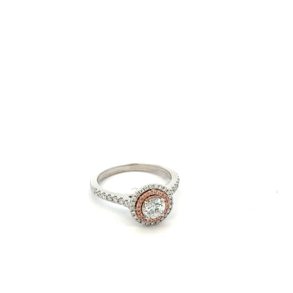Ariel Diamond Double Halo Engagement Ring